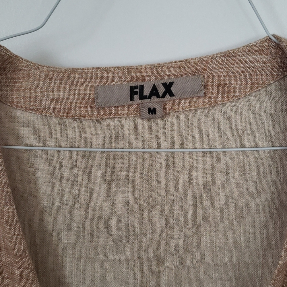 FLAX BUTTON DOWN JACKET - Picture 2 of 10